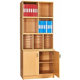 EduStore Office Organiser Slim Combination Cupboards - School Furniture