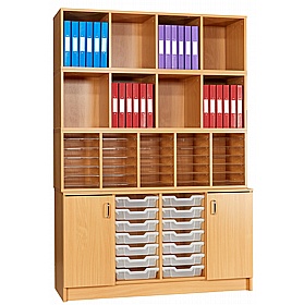 EduStore Office Organiser Large with Tray Storage Combination Cupboards - School Furniture