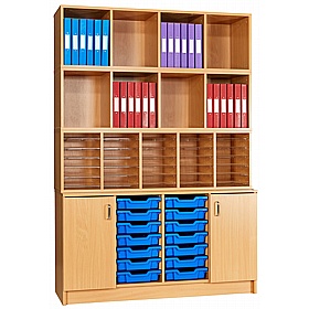 EduStore Office Organiser Large with Tray Storage Combination Cupboards