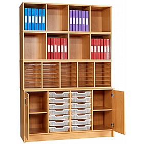 EduStore Office Organiser Large with Tray Storage Combination Cupboards - School Furniture