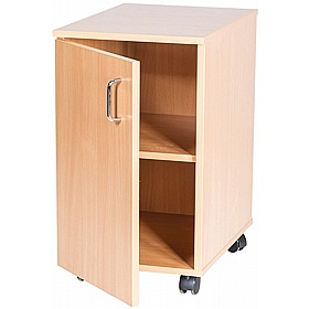 EduStore Narrow Single Door Mobile Cupboards - School Furniture