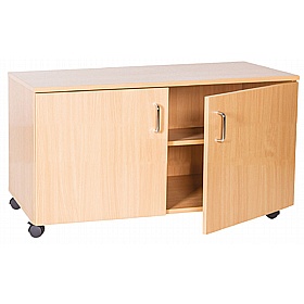 EduStore Wide Double Door Mobile Cupboards - School Furniture