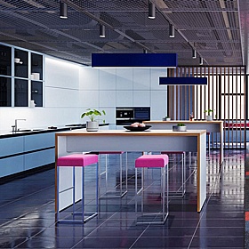 Respite Panel End High Rectangular Breakout and Meeting Tables - Breakout & Canteen