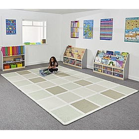 Large Neutral Squares Rectangular Placement Carpet
