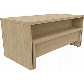 Respite Panel End Dining Table and Bench Set - Breakout & Canteen