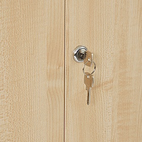 Maple Foldaway Mobile Bookcase - School Furniture