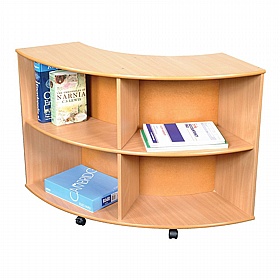 Beech Nursery and Library Convex Bookcase