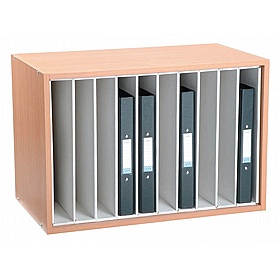 Beech 10 Section Ring Binder Desktop Unit