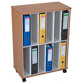 Beech 12 Section Mobile Lever Arch Unit