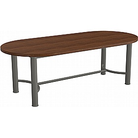 Demino D-End Veneer Meeting and Breakout Tables - Meeting Room