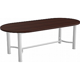 Demino D-End Veneer Meeting and Breakout Tables - Meeting Room