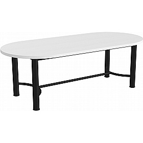 Demino D-End Veneer Meeting and Breakout Tables - Meeting Room