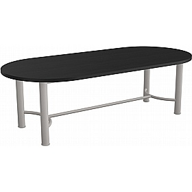 Demino D-End Veneer Meeting and Breakout Tables - Meeting Room