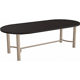 Demino D-End Veneer Meeting and Breakout Tables - Meeting Room