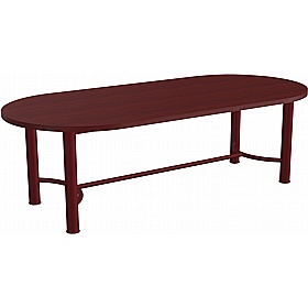 Demino D-End Veneer Meeting and Breakout Tables - Meeting Room