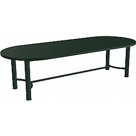 Demino D-End Veneer Meeting and Breakout Tables - Meeting Room