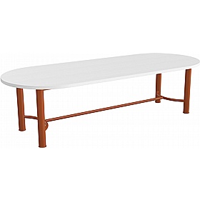 Demino D-End Veneer Meeting and Breakout Tables - Meeting Room