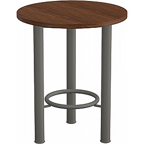 Demino Round Veneer Meeting and Breakout High Tables - Meeting Room