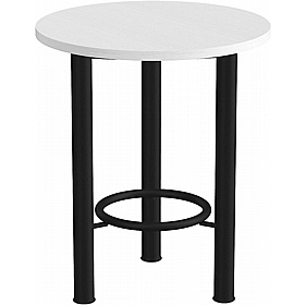 Demino Round Veneer Meeting and Breakout High Tables - Meeting Room