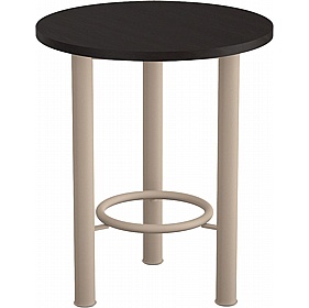 Demino Round Veneer Meeting and Breakout High Tables - Meeting Room