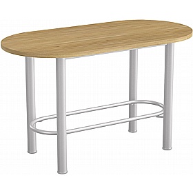 Demino D-End Veneer Meeting and Breakout High Tables - Meeting Room