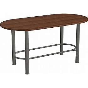 Demino D-End Veneer Meeting and Breakout High Tables - Meeting Room