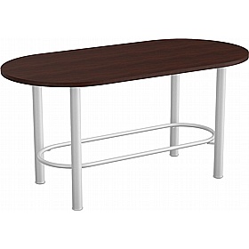 Demino D-End Veneer Meeting and Breakout High Tables - Meeting Room