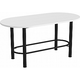 Demino D-End Veneer Meeting and Breakout High Tables - Meeting Room