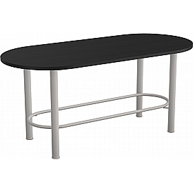 Demino D-End Veneer Meeting and Breakout High Tables - Meeting Room