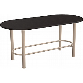 Demino D-End Veneer Meeting and Breakout High Tables - Meeting Room