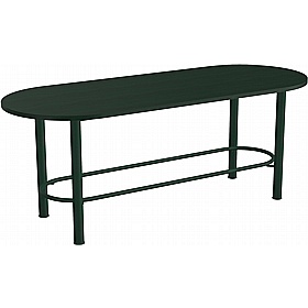 Demino D-End Veneer Meeting and Breakout High Tables - Meeting Room