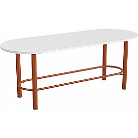 Demino D-End Veneer Meeting and Breakout High Tables - Meeting Room