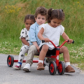 Winther Mini Viking Triple Push Bike - School Furniture