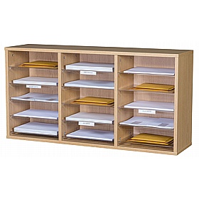 EduStore Wall Mounted Triple Column Pigeonhole - School Furniture