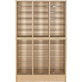 EduStore Wide Freestanding Pigeonhole Unit - School Furniture