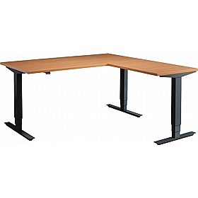 Advance Triple Motor Electric Height Adjustable Corner Office Desks - Office Desks
