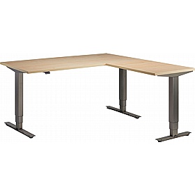 Advance Triple Motor Electric Height Adjustable Corner Office Desks - Office Desks