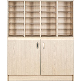 EduStore 24 Pigeonhole Wide Combination Cupboards - School Furniture