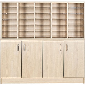 EduStore 30 Pigeonhole Large Volume Combination Cupboards - School Furniture