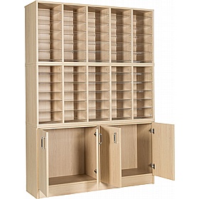 EduStore 60 Pigeonhole Large Volume Combination Cupboards - School Furniture