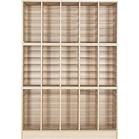 EduStore XL Capacity Freestanding Pigeonhole Unit - School Furniture