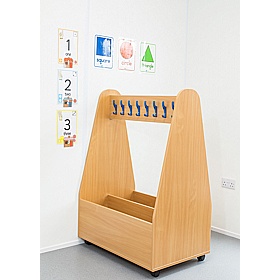 Veste Cloakroom Double Sided Coat Station - School Furniture