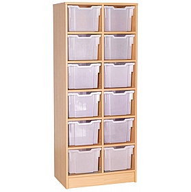 Veste Double Column 12 Extra Deep Tray Uniform Storage