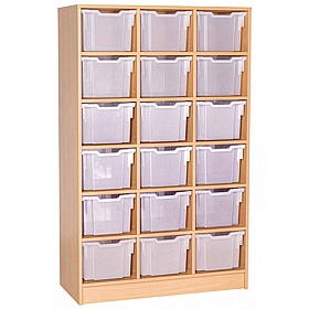 Veste Triple Column 18 Extra Deep Tray Uniform Storage
