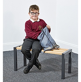 Veste Premium Single Sided Changing and Cloakroom Bench Seats - School Furniture