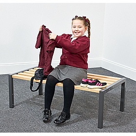 Veste Premium Double Sided Changing and Cloakroom Bench Seats - School Furniture