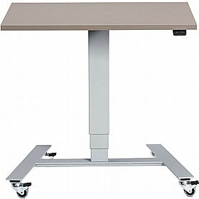 Flex Electric Height Adjustable Laptop and Touchdown Tables - Reception Area