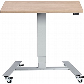 Flex Electric Height Adjustable Laptop and Touchdown Tables - Reception Area