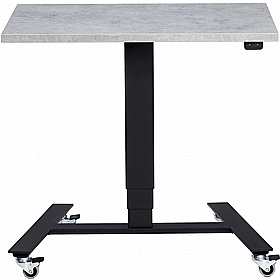 Flex Electric Height Adjustable Laptop and Touchdown Tables - Reception Area