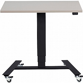 Flex Electric Height Adjustable Laptop and Touchdown Tables - Reception Area